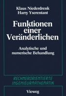 Funktionen Einer Veranderlichen: Analytische Und Numerische Behandlung 3528041625 Book Cover