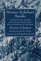 Meister Eckehart Speaks 1666777153 Book Cover