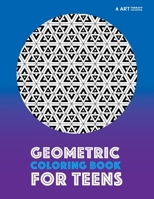 Geometric Coloring Book for Teens 1944427953 Book Cover