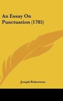 An Essay on Punctuation 1436771390 Book Cover