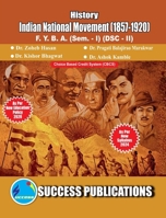 Indian National Movement (1857-1920)(F.Y.B.A, Sem.-I) SPPU-Text(English) 8197236879 Book Cover