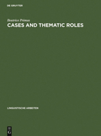 Cases and Thematic Roles: Ergative, Accusative and Active 348430393X Book Cover