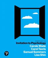 Invitation to Psychology 0321060466 Book Cover