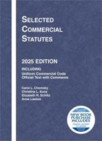 Selected Commercial Statutes, 2025 Edition (Selected Statutes) B0FG941CZG Book Cover
