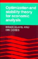 Optimization and Stability Theory for Economic Analysis 0521336058 Book Cover