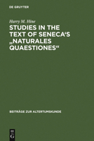 Studies in the Text of Seneca's "Naturales Quaestiones" 3598776217 Book Cover