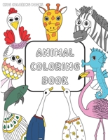 Kids Coloring Books Animal Coloring Book B08LGNFNNC Book Cover