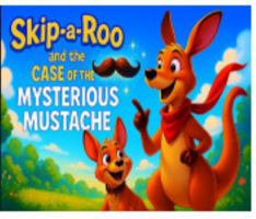 Skip-a-Roo and the Case of the Mysterious Mustache B0F46LH8S3 Book Cover