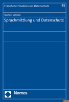 Sprachmittlung Und Datenschutz 3848724049 Book Cover