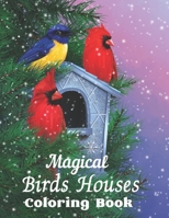 Magical Birds Houses Coloring Book null Book Cover