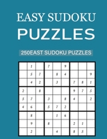 EASY Sudoku!: 250 Easy Sudoku Puzzles and Solutions â Perfect for Beginners B08GLP1PN8 Book Cover