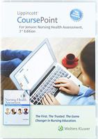 Lippincott CoursePoint Enhanced for Jensen's Nursing Health Assessment: A Best Practice Approach 1975100301 Book Cover
