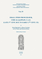 Small Finds from Ed-Dur, Umm Al-Qaiwain, U.A.E. (Late 1st Cent. Bce to Early 2nd Cent. Ce) 9042944277 Book Cover