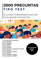 2000 preguntas tipo test: 12 leyes fundamentales de cualquier oposición B0CVQ3YS8K Book Cover