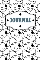 Geometric Black Circles and Dots Designer Journal Notebook 1714396452 Book Cover