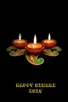 Happy Diwali 2019: Thoughtful Diwali Gift, Lined Blank Notebook, Mandala Back Cover, 6 x 9, 120 White Color Pages, Matte Finish Cover 1691402443 Book Cover