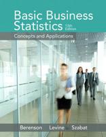 Basic Business Statistics: Concepts and Applications 0132168383 Book Cover