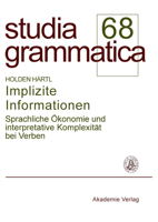 Implizite Informationen 3050045027 Book Cover