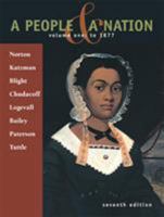 Norton a People and a Nation Vol 1 Brief 7th Ed + Oates Portrait of America Vol 1 9th Ed 061800551X Book Cover
