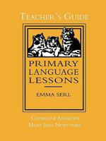 Primary Language Lessons, Teacher's Guide 1890623334 Book Cover
