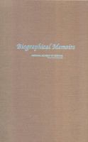 Biographical Memoirs: Volume 89 0309113725 Book Cover