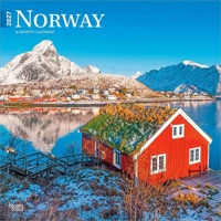 Norway 2027 12 X 24 Inch (Hanging) Monthly Square Wall Calendar Plastic-Free B0GH92JM29 Book Cover