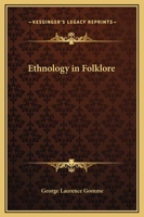 Ethnology in Folklore 1017545065 Book Cover