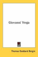 Giovanni Verga 1163168610 Book Cover