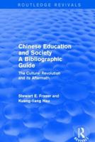 Chinese Education and Society a Bibliographic Guide: A Bibliographic Guide 0873320050 Book Cover