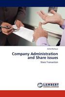 Company Administration and Share Issues 3848412373 Book Cover