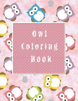 owl coloring book: relax in color , for children and adult B0916ZF4FG Book Cover