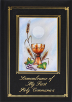Remembrance of My First Holy Communion-Sacramental-Boy: Marian Children's Mass Book 0882713892 Book Cover