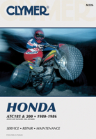 Honda Atc 185 and 200, 1980-1986: Service, Repair, Maintenance (Clymer All-Terrain Vehicles) (Clymer All-Terrain Vehicles)