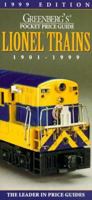 Greenberg's Pocket Price Guide Lionel Trains 1901-1999 (Greenberg's Pocket Price Guide Lionel Trains) 0897784596 Book Cover
