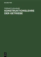 Konstruktionslehre der Getriebe 3112480074 Book Cover