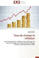 Taux de Change Et Inflation 3838187490 Book Cover