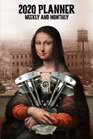 2020 Planner Weekly and Monthly: Harley Davidson ShovelHead V-Twin Motorcycle Engine Retro Mona Lisa (Jan 1, 2020 to Dec 31, 2020) 1660940524 Book Cover
