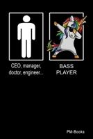 Bass Player: Kariertes A5 Notizbuch oder Heft f�r Bassisten 1690691743 Book Cover