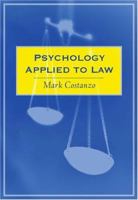 Psychology Applied to Law 0534366295 Book Cover
