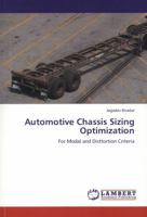 Automotive Chassis Sizing Optimization 3846589764 Book Cover