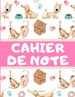 cahier de note: Cahier avec couverture motif chien - carnet A4 de 110 pages lign�es 1671616642 Book Cover