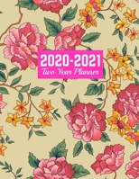 2020-2021 Two Year Planner: Cute 24-Months Calendar, 2-Year Appointment Business Planners, Agenda Schedule Organizer Logbook and Journal Art Cover 00023190 1712704192 Book Cover
