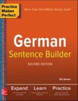 Practice Makes Perfect German Sentence Builder 1260019128 Book Cover