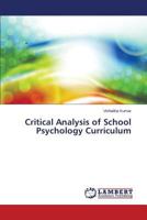 Critical Analysis of School Psychology Curriculum 3659549754 Book Cover