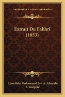 Extrait Du Fakhri (1853) 1160734240 Book Cover