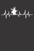Notebook: Drums Drummer Drumset Heartbeat Funny Gift 1082547379 Book Cover