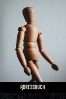 Adressbuch: Holzfigur - Adressbuch / Telefonbuch I Alle Kontakte auf einem Blick I 120 Seiten alphabetisch geordnet I A5 Format - Glanz Cover 1679556576 Book Cover