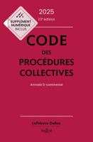 Code des procédures collectives 2025, annoté & commenté. 23e éd.. 2247237436 Book Cover