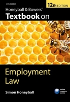 Honeyball and Bowers' Textbook on Employment Law 0199255474 Book Cover