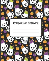 Composition Notebook: Halloween Composition Notebook and Journal 7.5 x 9.25 Wide Ruled Paper Journal 169544518X Book Cover